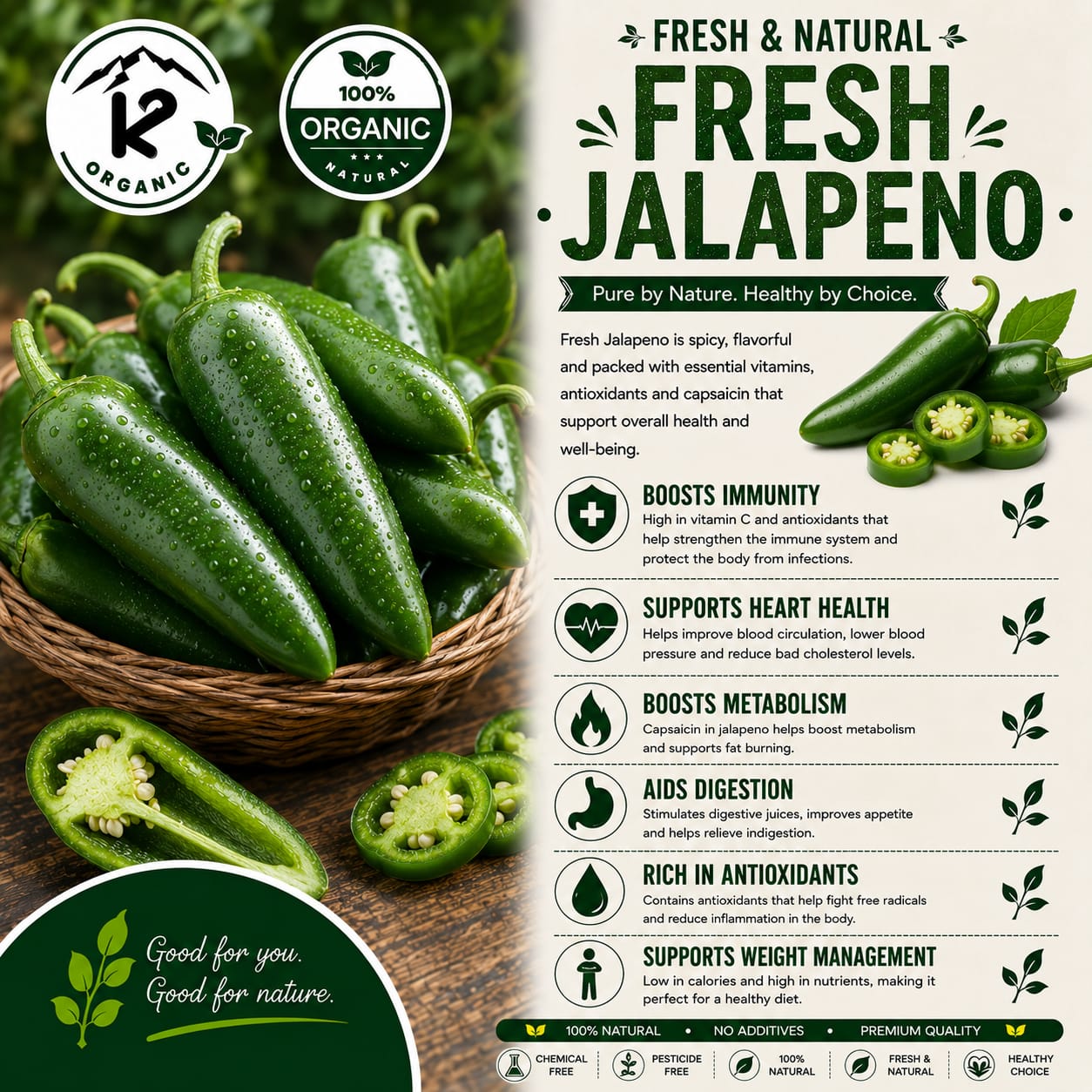 Fresh jalapeno (200g)