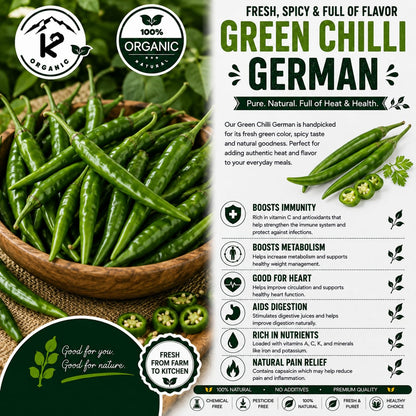 Green Chilli - German 200 gm