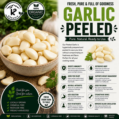 Garlic - Peeled (250g)
