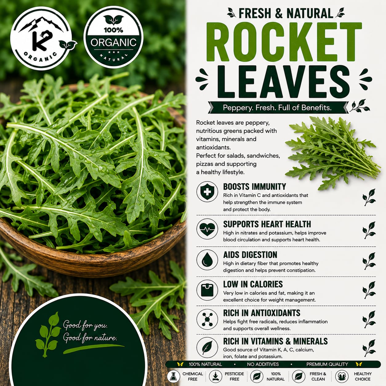 Rocket Leaves 80 gm